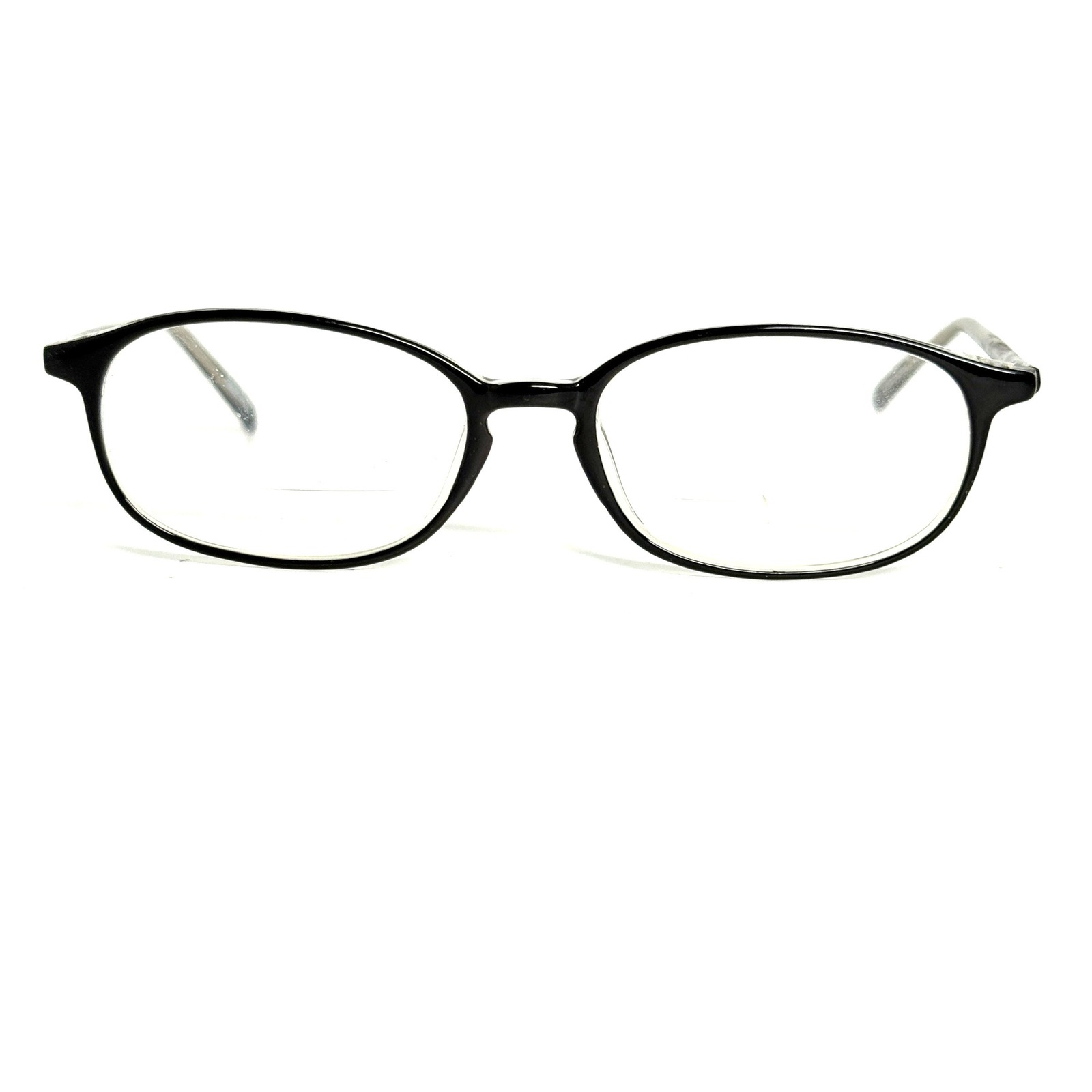 Gramercy Eyeglasses Black Crystal Oval Frames 51-18-140 Full Rim Optical Glasses